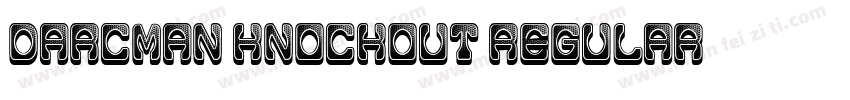 DARCMAN KNOCKOUT Regular字体转换